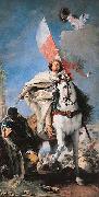 Giovanni Battista Tiepolo St Jacobus defeats the Moors. oil